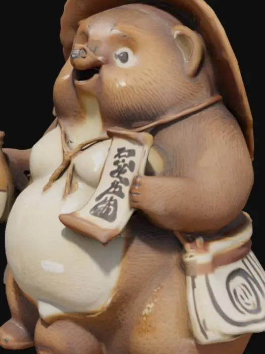 3D model for Tanuki Trinket