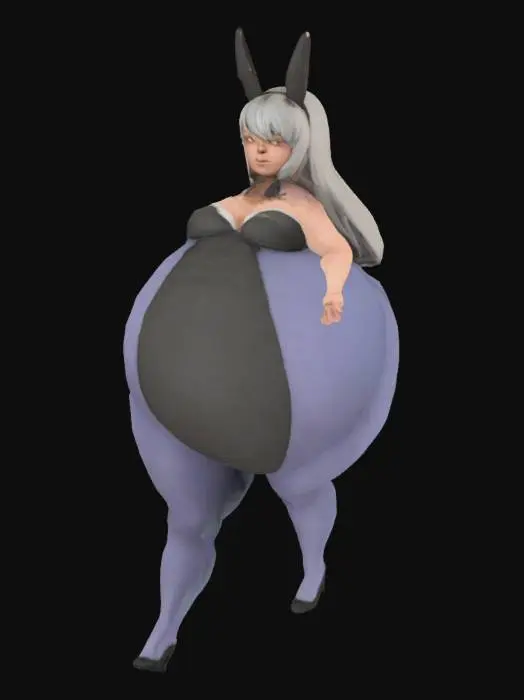 3D model for Inflated Bunny Character