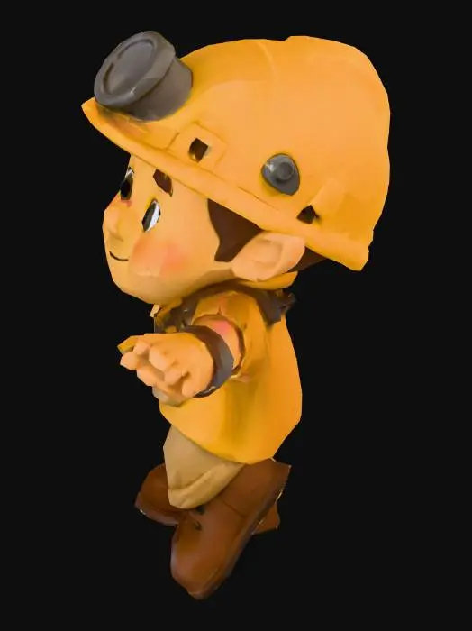 3D model for Miner Boy