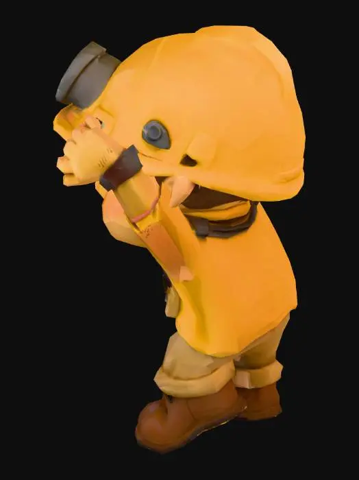 3D model for Miner Boy