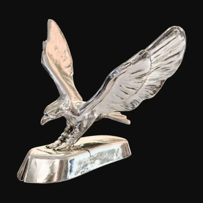 3D model for Silver Falcon Sculpture