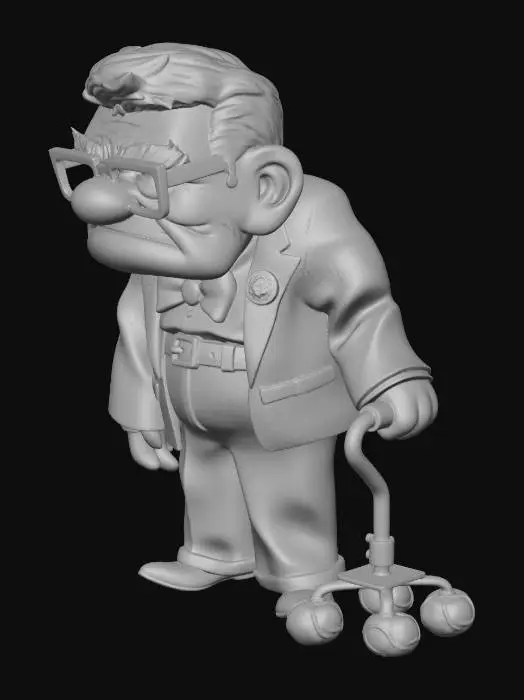 3D model for Elderly Adventurer