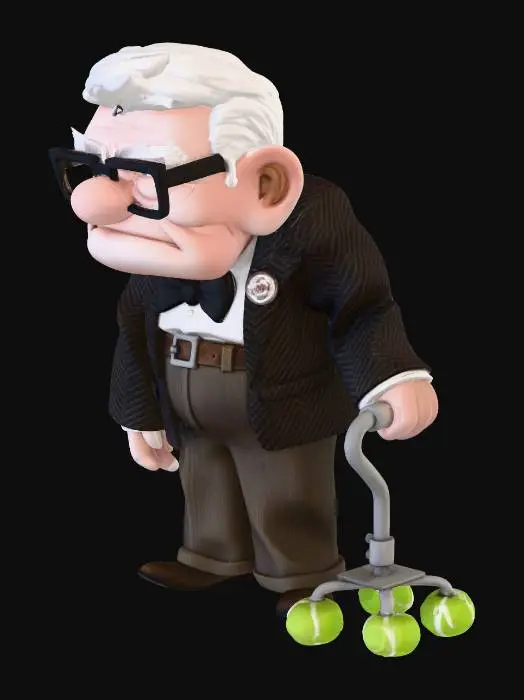 3D model for Elderly Adventurer