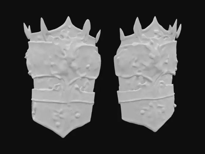 3D model for 防具、護腕、手臂