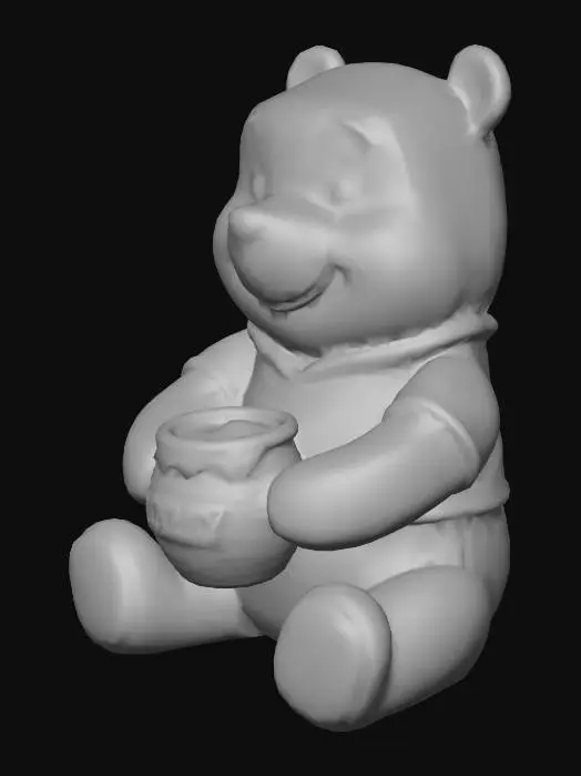 3D model for CREATE ME A WINNIE THE POOH BEAR WITH A JAR OF HONEY 3D PLUSHIE STYLE