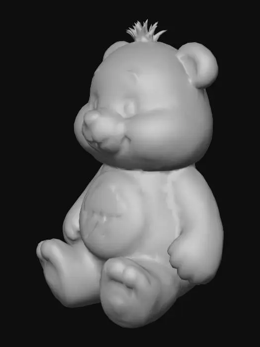 3D model for Purple Care Bear Plushie