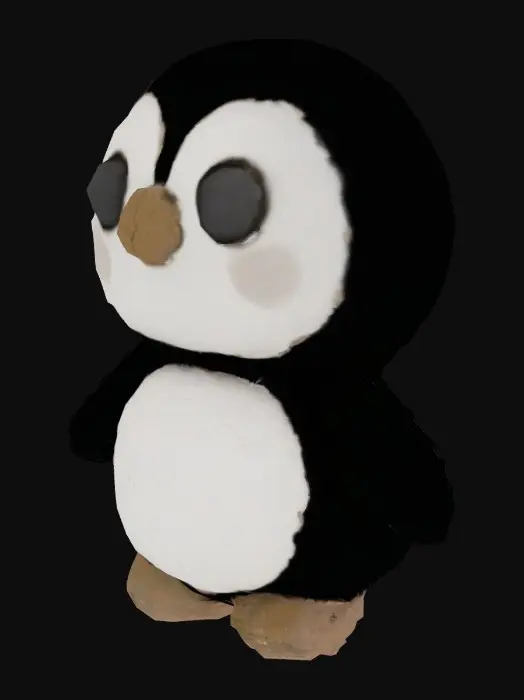 3D model for Cuddly Crochet Penguin