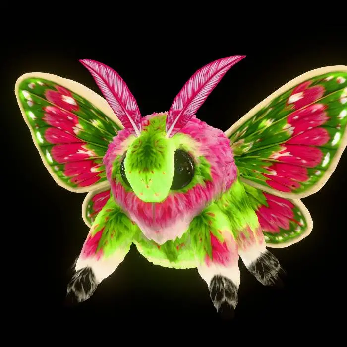 3D model for Neon Bloomwing