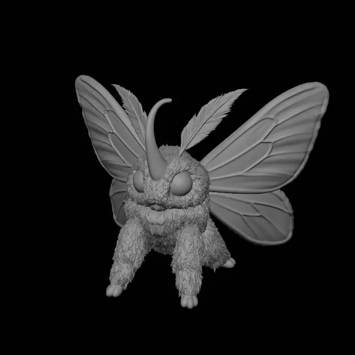 3D model for Prismwing Flutterhorn