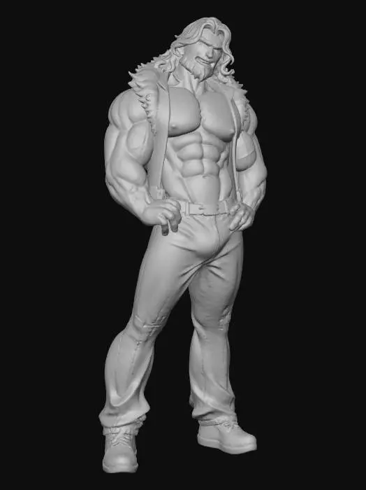 3D model for Holiday Hunk, Santa