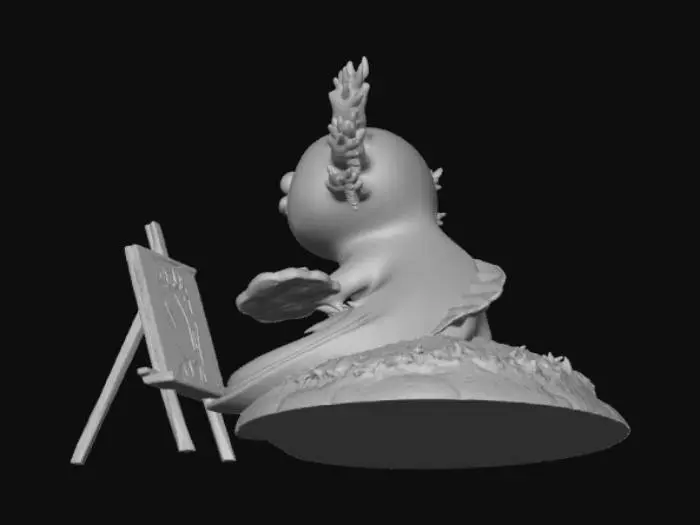 3D model for Axolotl's Underwater Studio