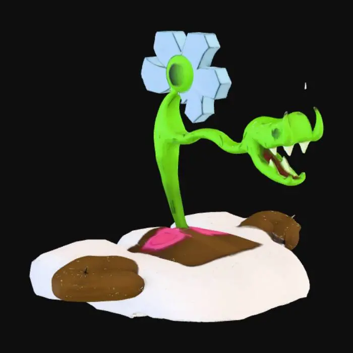 3D model for Flower Beast