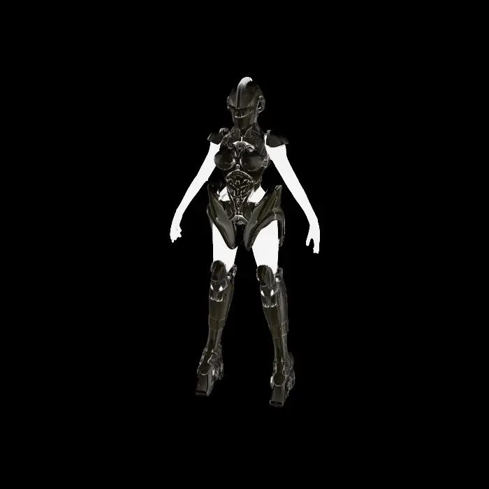 3D model for Chrome Sentinel