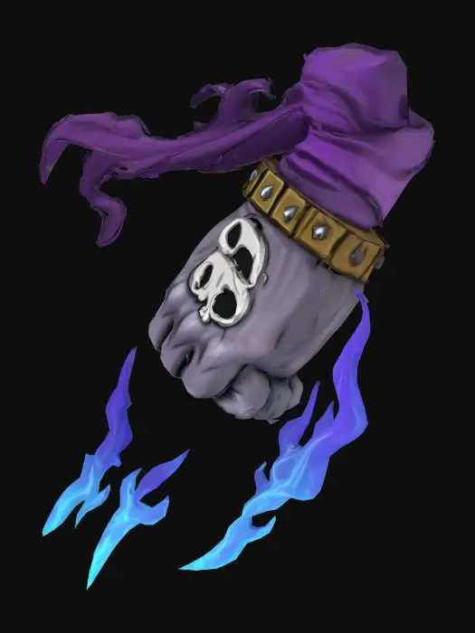 3D model for Ghostly Fist of Flames