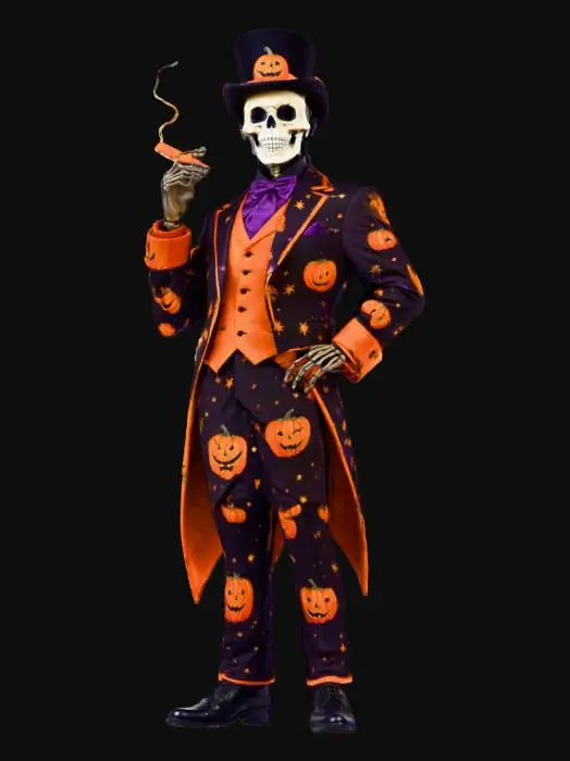 3D model for #Halloween2025#, Baron Samedi
