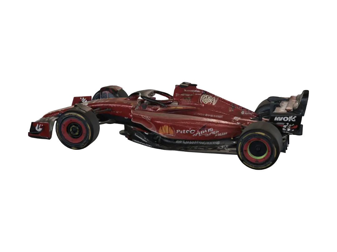 F1 - Racecar 3D model, vytvořený pomocí AI