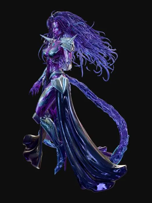 3D model for Neon Valkyrie