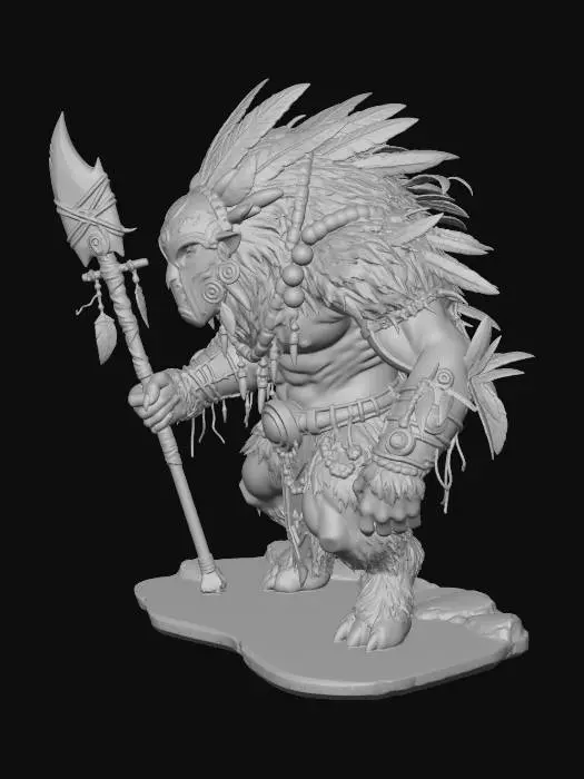 3D model for Embermask Warlord