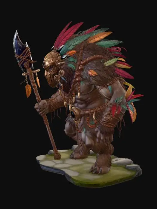 3D model for Embermask Warlord