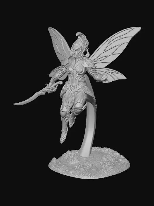 3D model for Faerie Warrior