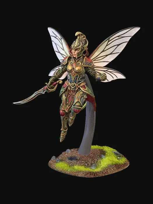 3D model for Faerie Warrior