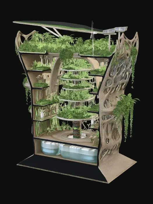 3D model for Verdant Arcology