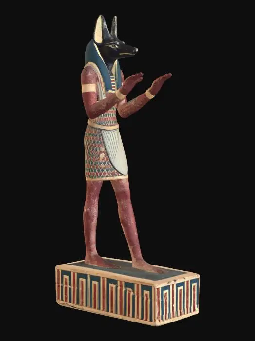 3D model for Anubis statue