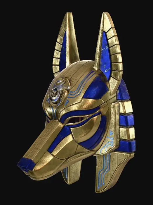 3D model for Cyber Anubis Mask