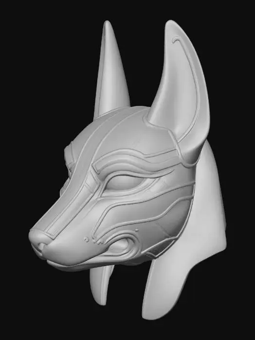 3D model for Circuitry Anubis Mask