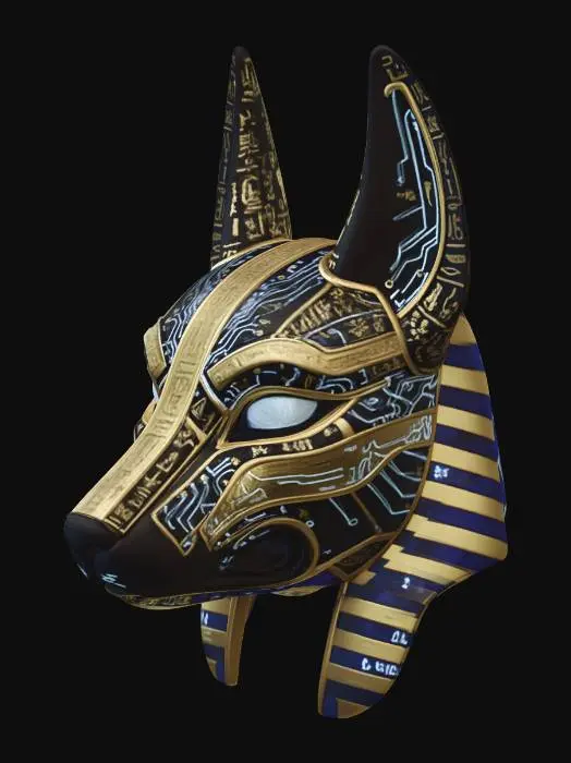 3D model for Circuitry Anubis Mask
