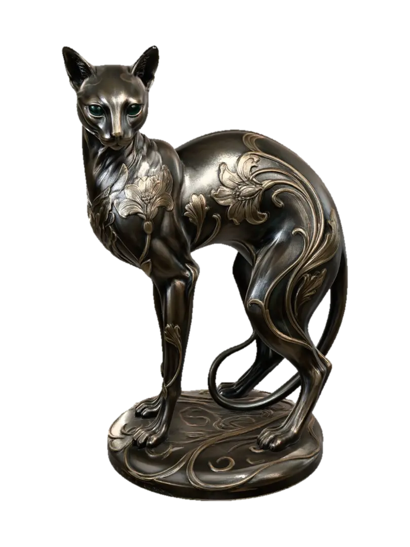Statua felis aenea - Statue 的 AI 生成 3D 模型