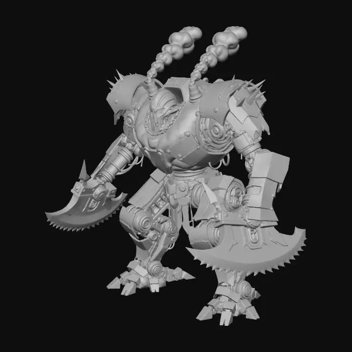 3D model for Crimson Forge Colossus