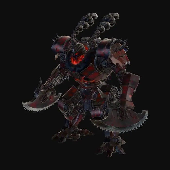 3D model for Crimson Forge Colossus
