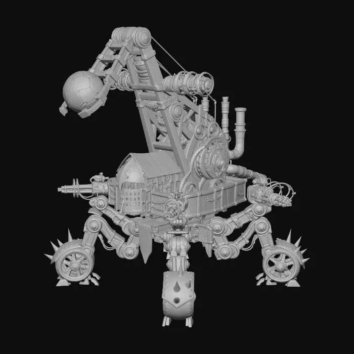 3D model for Crimson Siege Engine