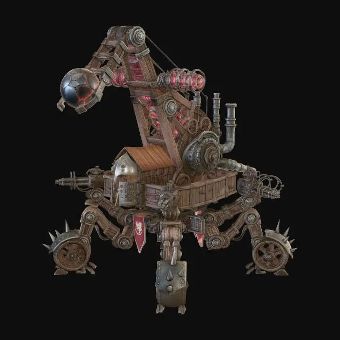 3D model for Crimson Siege Engine