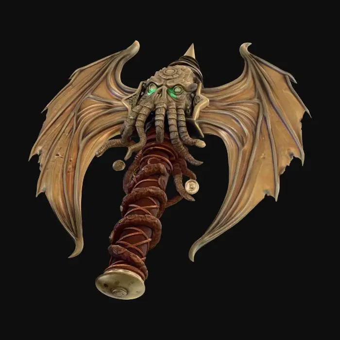 3D model for Winged Dreadstaff of the Green Gaze
