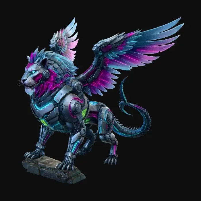 3D model for Neon Winged Colossus