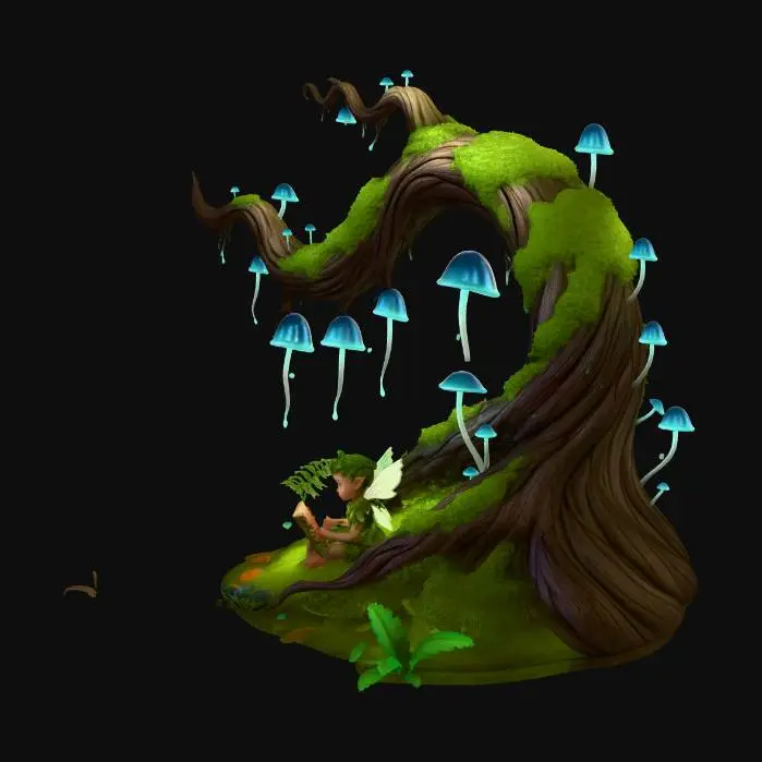 3D model for Under the Luminescent Arch