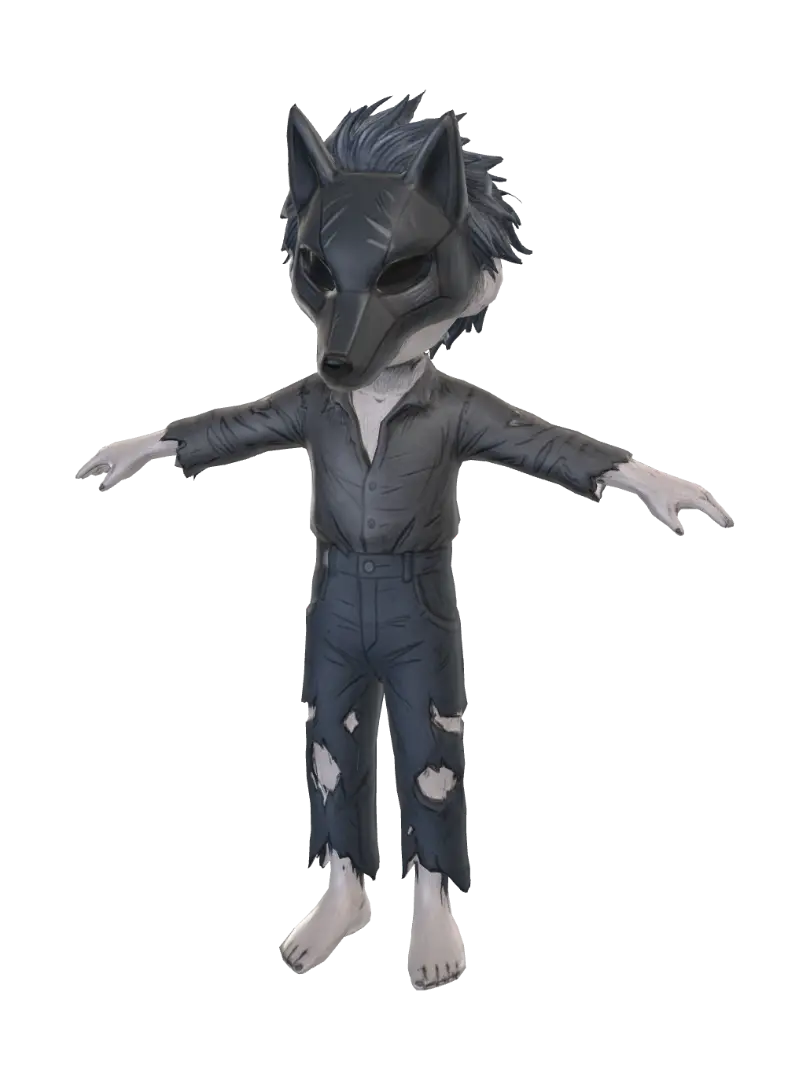 wow - Moonlit 3D model, vytvořený pomocí AI
