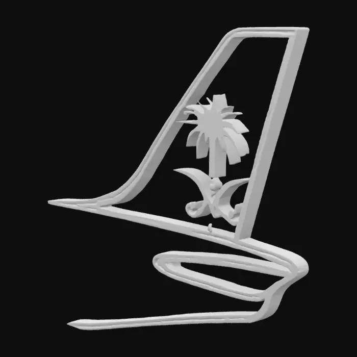3D model for Airline Tail Emblem