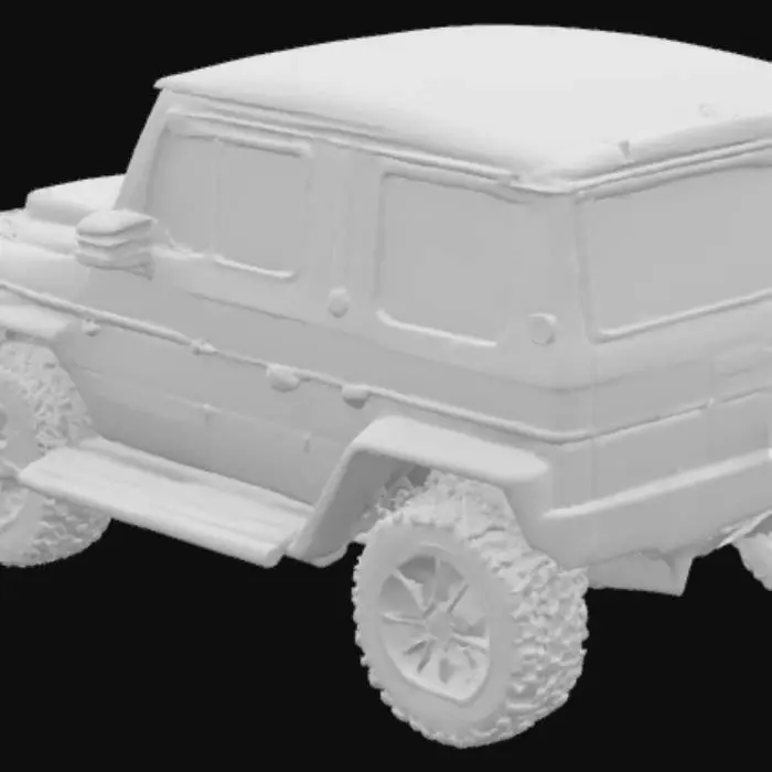 3D model for Latest G wagon (Mercedes Benz), with detailed exterior and interior design 