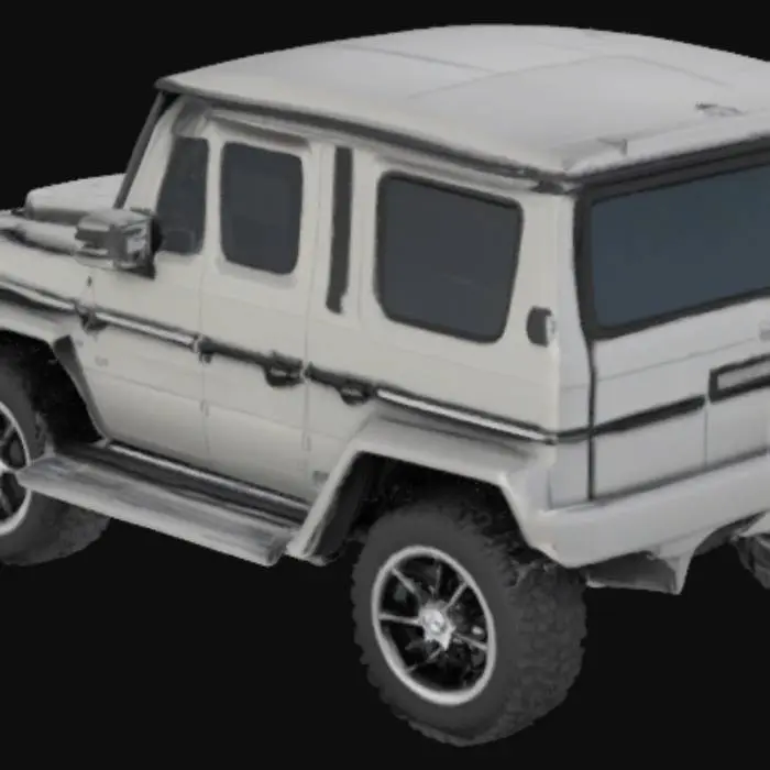 3D model for Latest G wagon (Mercedes Benz), with detailed exterior and interior design 