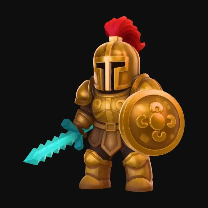 3D model for Auric Knight