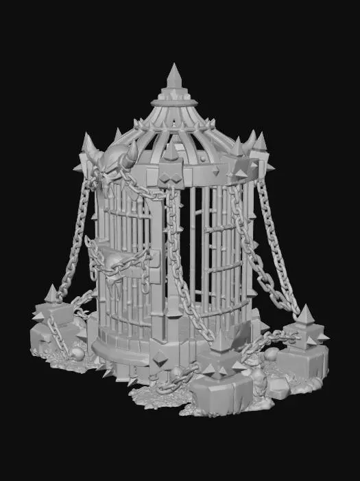 3D model for Cage of Skulls