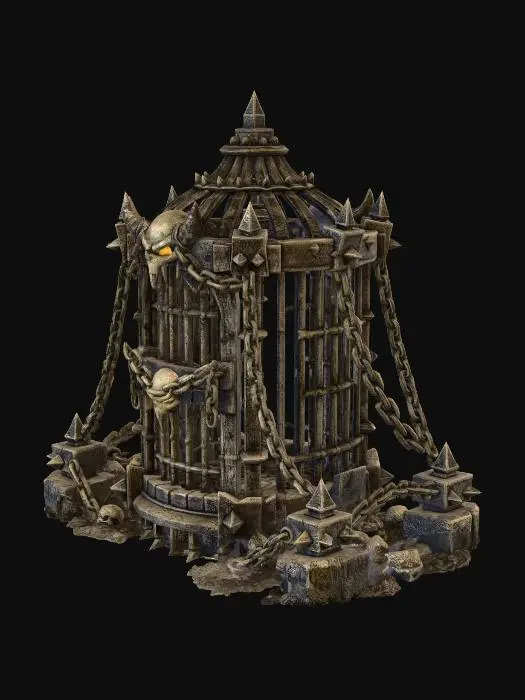 3D model for Cage of Skulls