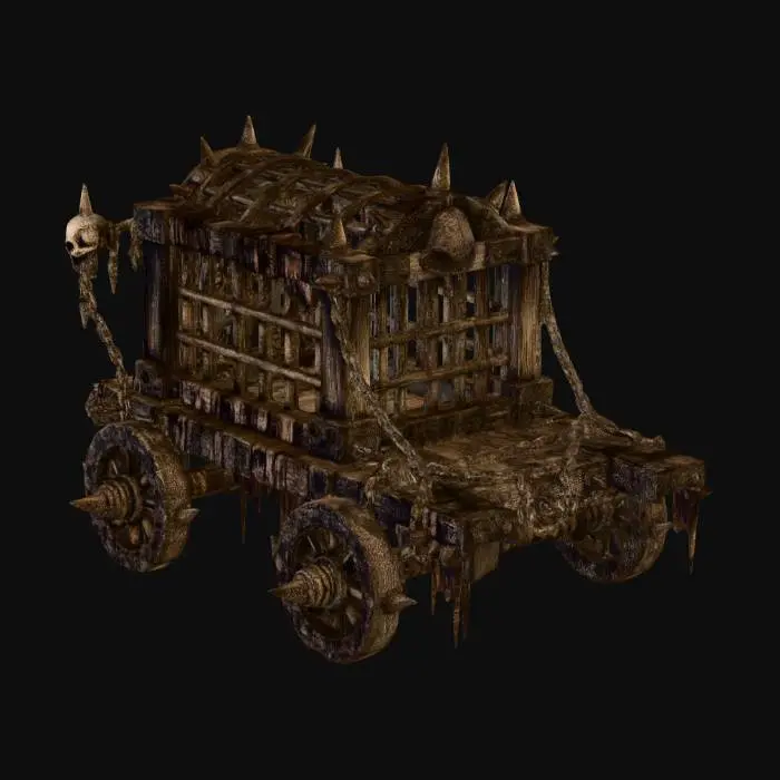 3D model for Skullspiked War Wagon