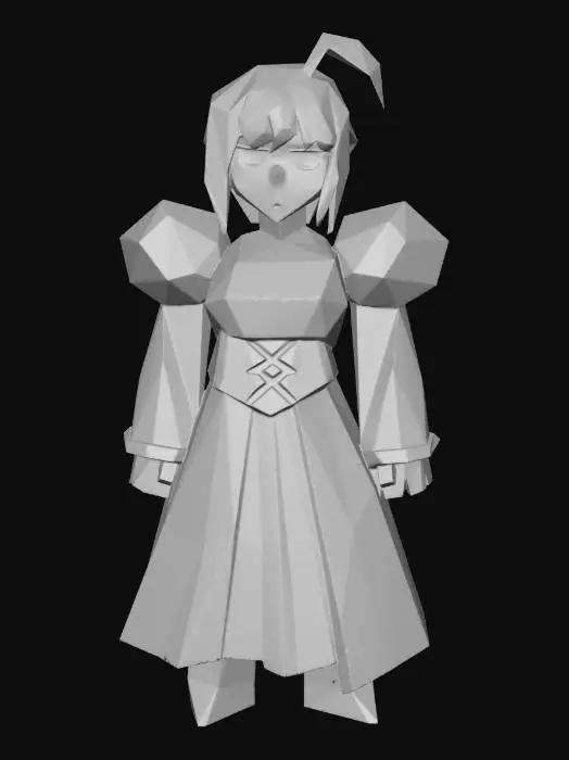 3D model for Geometric Princess