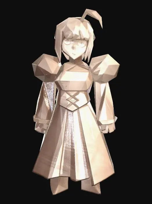 3D model for Geometric Princess