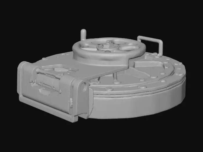 3D model for pressure hatch door