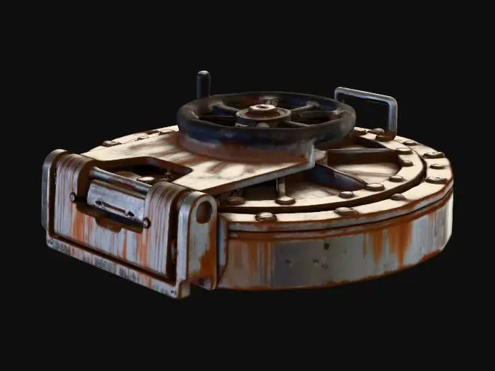 3D model for pressure hatch door